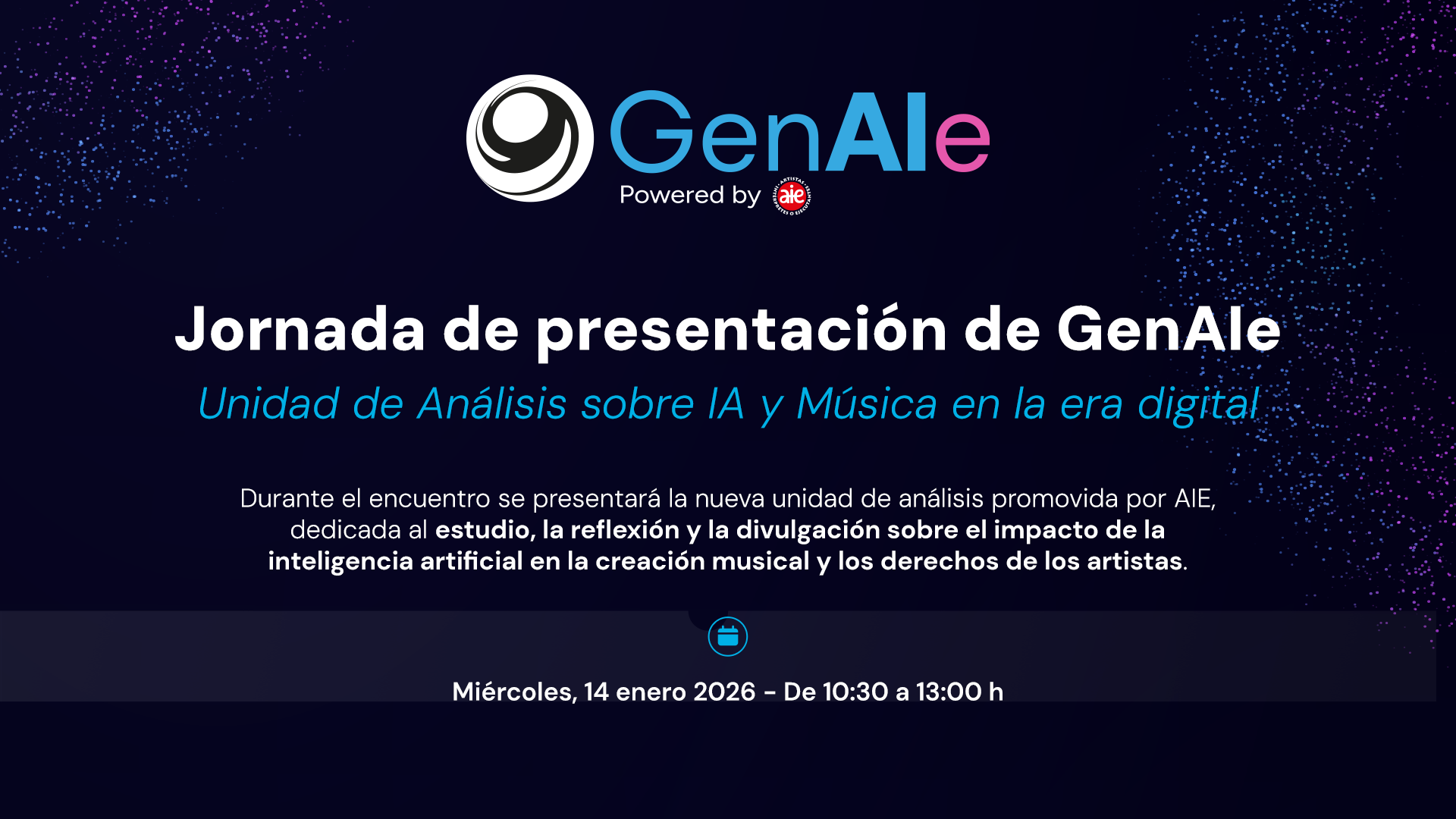 Jornada prenstación GENAIE