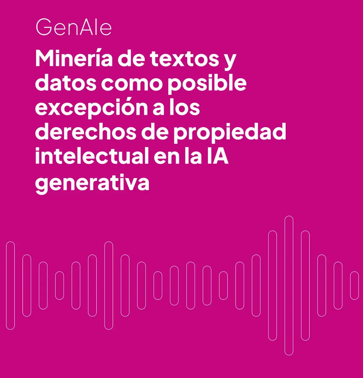 mineria textos datos posible excepcion derechos propiedad intelectual ia generativa
